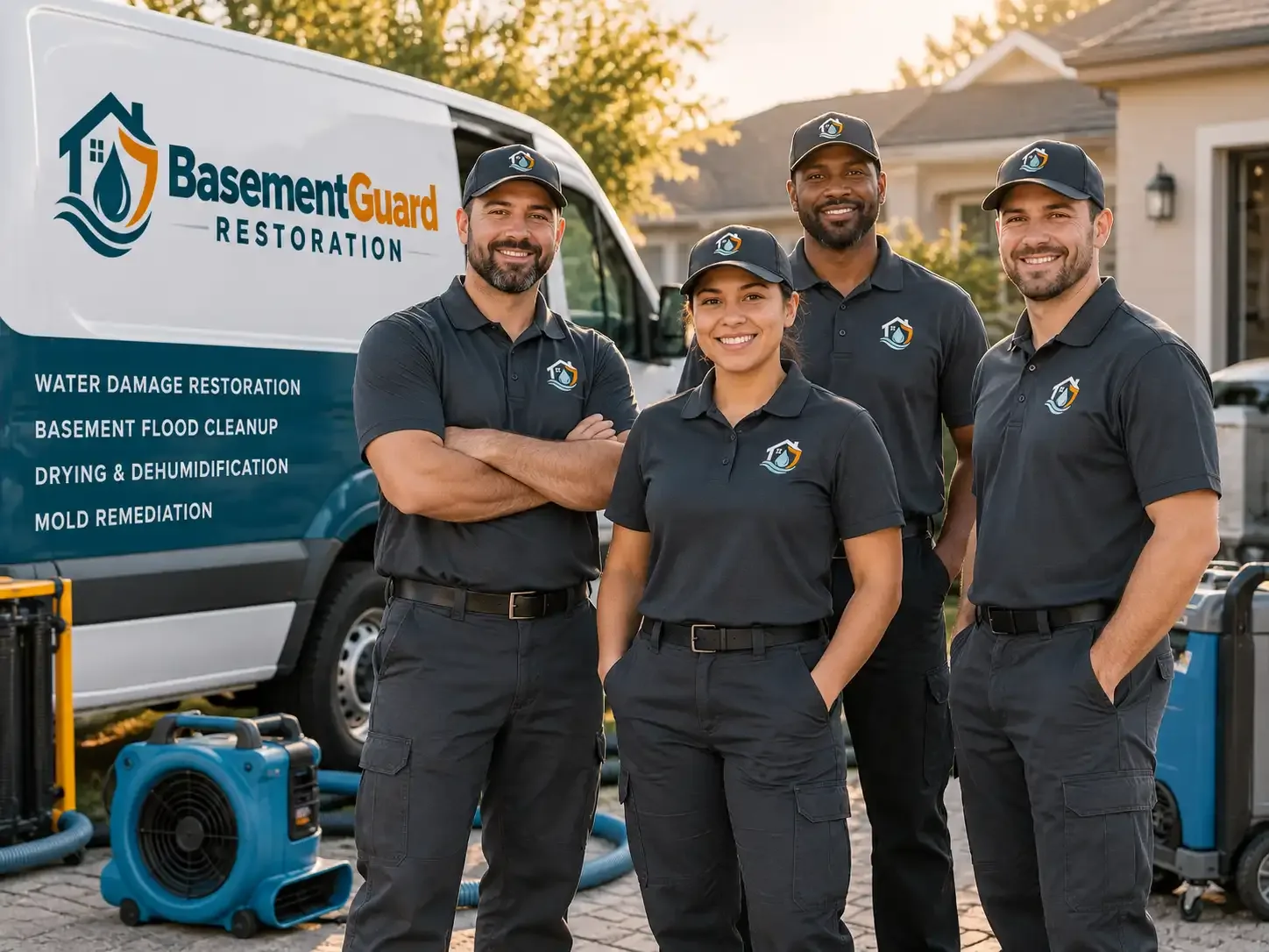 Basement Water Damage Restoration company in Lotus, CA